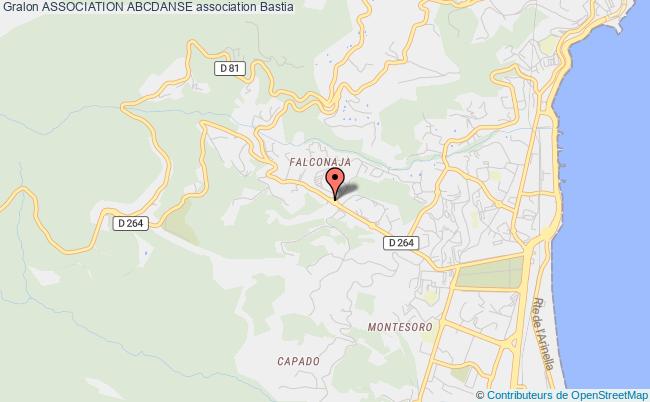 plan association Association Abcdanse Bastia