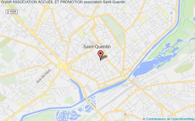 plan association Association Accueil Et Promotion Saint-Quentin