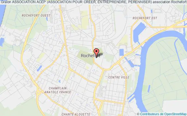 plan association Association Acep (association Pour CrÉer, Entreprendre, PÉrenniser) Rochefort