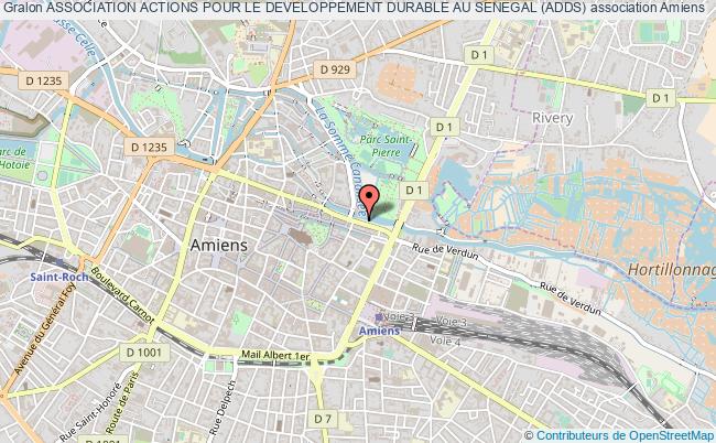 plan association Association Actions Pour Le Developpement Durable Au Senegal (adds) Amiens