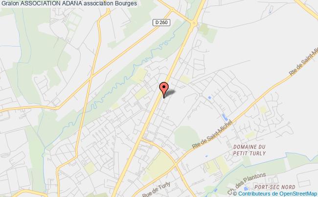 plan association Association Adana Bourges