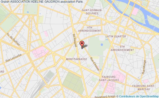 plan association Association Adeline Gaudron Paris