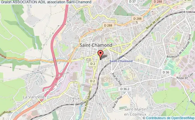 plan association Association Adil Saint-Chamond
