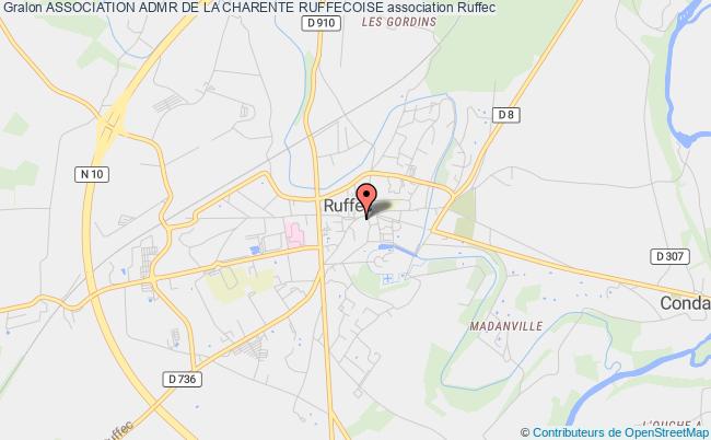 plan association Association Admr De La Charente Ruffecoise Ruffec