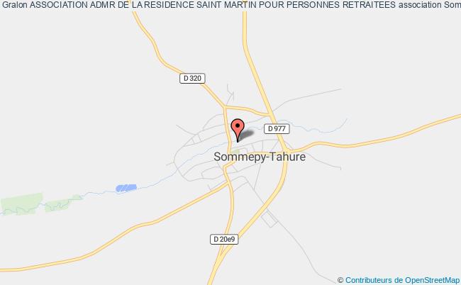 plan association Association Admr De La Residence Saint Martin Pour Personnes Retraitees Sommepy-Tahure