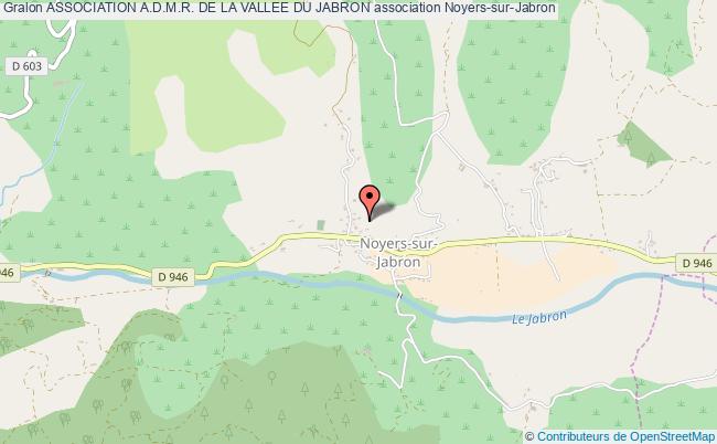plan association Association A.d.m.r. De La Vallee Du Jabron Noyers-sur-Jabron