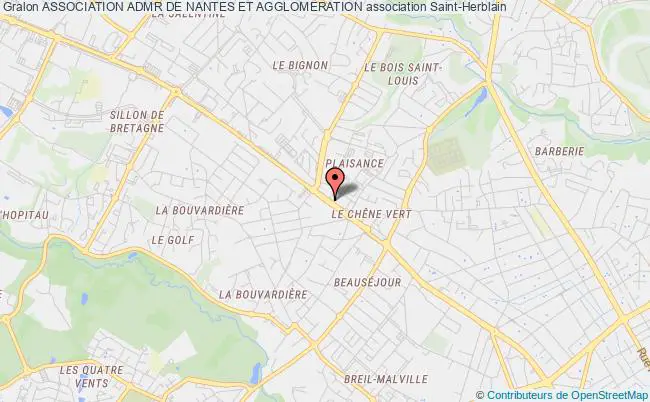 plan association Association Admr De Nantes Et Agglomeration Saint-Herblain