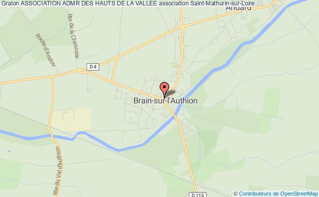 plan association Association Admr Des Hauts De La Vallee Loire Authion