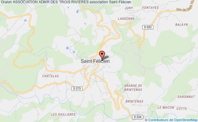 plan association Association Admr Des Trois Rivieres Saint-Félicien