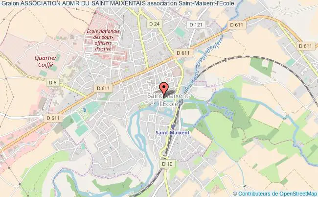 plan association Association Admr Du Saint Maixentais Saint-Maixent-l'École