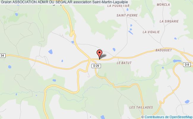 plan association Association Admr Du Segalar Saint-Martin-Laguépie
