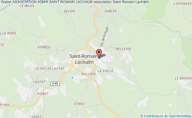 plan association Association Admr Saint Romain Lachalm Saint-Romain-Lachalm