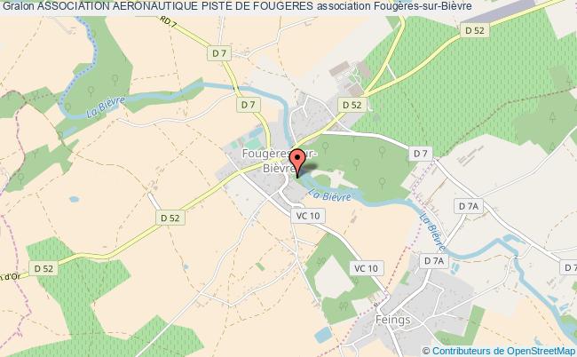 plan association Association Aeronautique Piste De Fougeres Fougères-sur-Bièvre