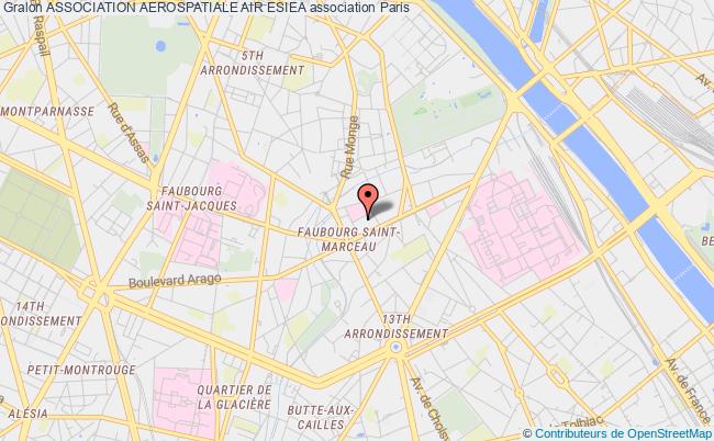 plan association Association Aerospatiale Air Esiea Paris