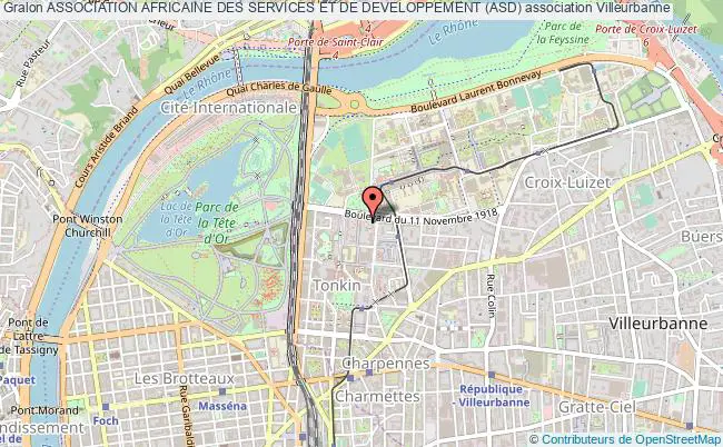 plan association Association Africaine Des Services Et De Developpement (asd) Villeurbanne
