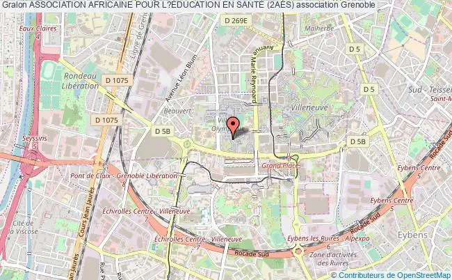 plan association Association Africaine Pour L?Éducation En SantÉ (2aes) Grenoble