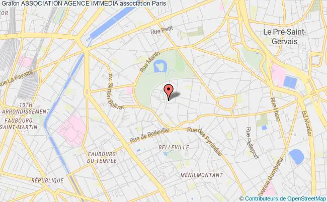 plan association Association Agence Im'media PARIS