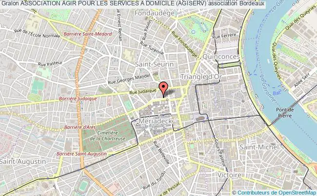 plan association Association Agir Pour Les Services A Domicile (agiserv) Bordeaux