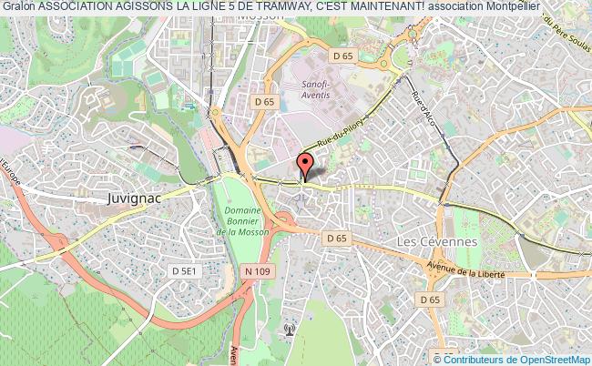 plan association Association Agissons La Ligne 5 De Tramway, C'est Maintenant! Montpellier