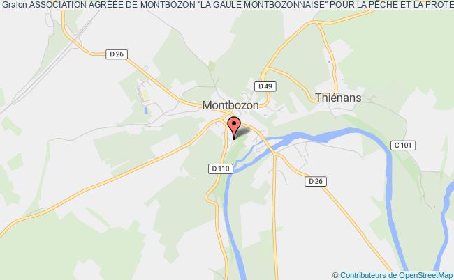 ASSOCIATION AGRÉÉE DE MONTBOZON "LA GAULE MONTBOZONNAISE" POUR LA PÊCHE ET LA PROTECTION DU MILIEU AQUATIQUE