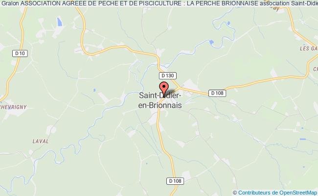 plan association Association Agreee De Peche Et De Pisciculture : La Perche Brionnaise Saint-Didier-en-Brionnais