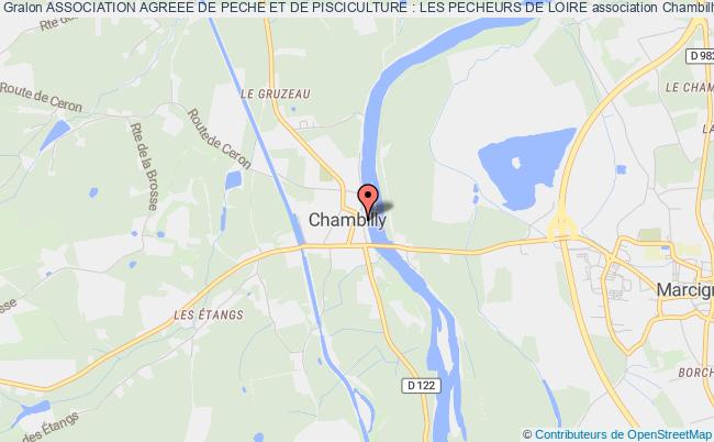 plan association Association Agreee De Peche Et De Pisciculture : Les Pecheurs De Loire Chambilly