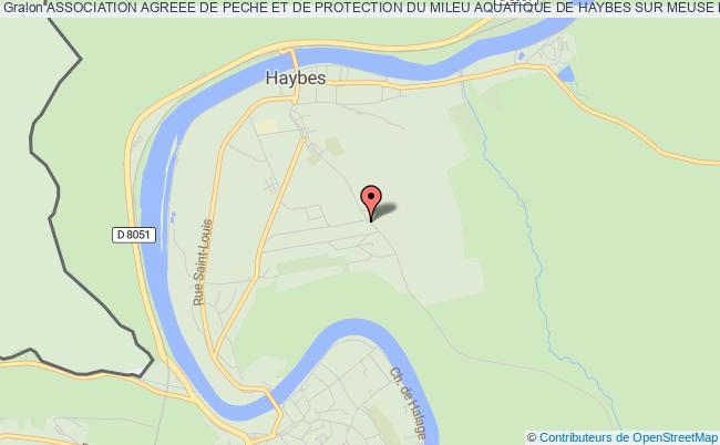 plan association Association Agreee De Peche Et De Protection Du Mileu Aquatique De Haybes Sur Meuse La Liberte Haybes