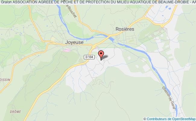 ASSOCIATION AGREEE DE PECHE ET DE PROTECTION DU MILIEU AQUATIQUE DE BEAUME-DROBIE - AAPPMA