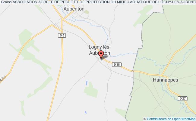 plan association Association Agreee De PÊche Et De Protection Du Milieu Aquatique De Logny-les-aubenton "la Truite Lognynoise" Logny-lès-Aubenton