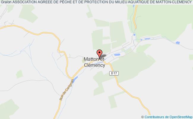 plan association Association Agreee De PÊche Et De Protection Du Milieu Aquatique De Matton-clemency L'aulnoy Matton-et-Clémency
