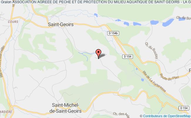 plan association Association Agreee De Peche Et De Protection Du Milieu Aquatique De Saint Geoirs - La Gaule De Saint Geoirs Saint-Geoirs
