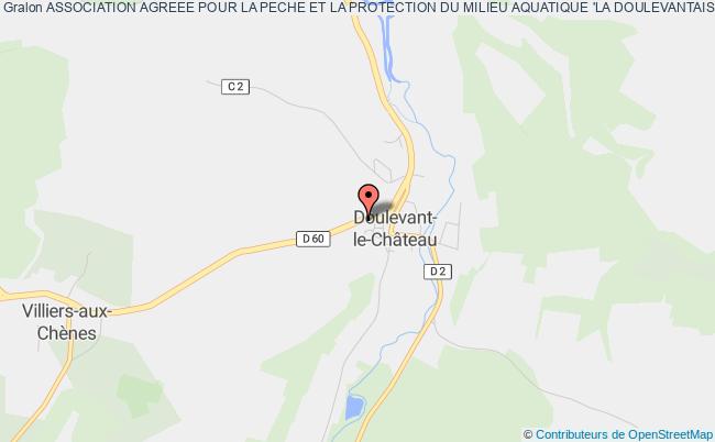 plan association Association Agreee Pour La Peche Et La Protection Du Milieu Aquatique 'la Doulevantaise' Doulevant-le-Château