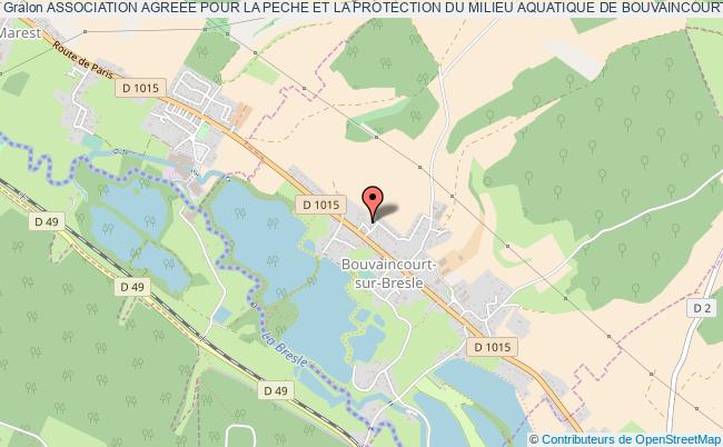 plan association Association Agreee Pour La Peche Et La Protection Du Milieu Aquatique De Bouvaincourt-sur- Bresle Bouvaincourt-sur-Bresle
