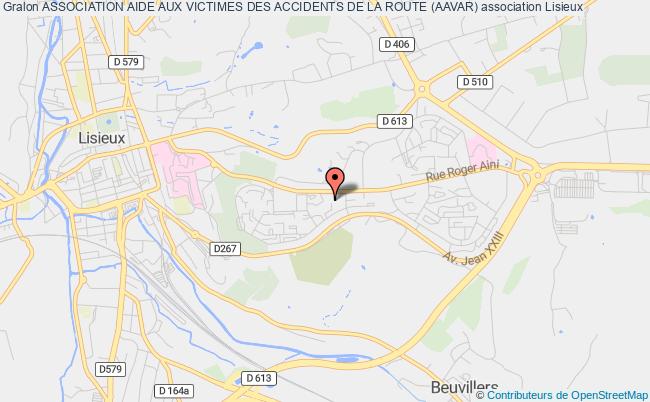 plan association Association Aide Aux Victimes Des Accidents De La Route (aavar) Lisieux