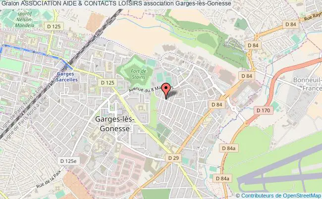 plan association Association Aide & Contacts Loisirs Garges-lès-Gonesse