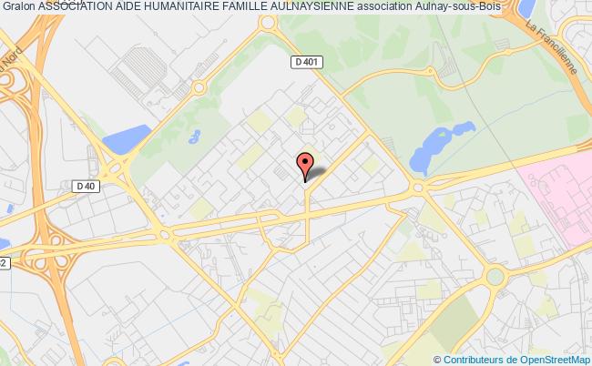plan association Association Aide Humanitaire Famille Aulnaysienne Aulnay-sous-Bois