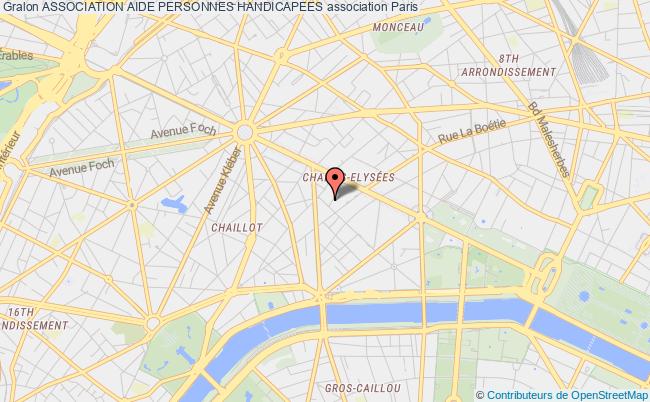 plan association Association Aide Personnes Handicapees Paris