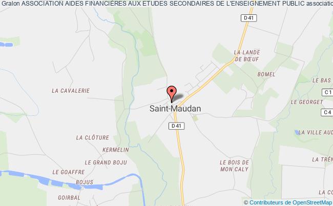 plan association Association Aides FinanciÈres Aux Etudes Secondaires De L'enseignement Public Saint-Maudan