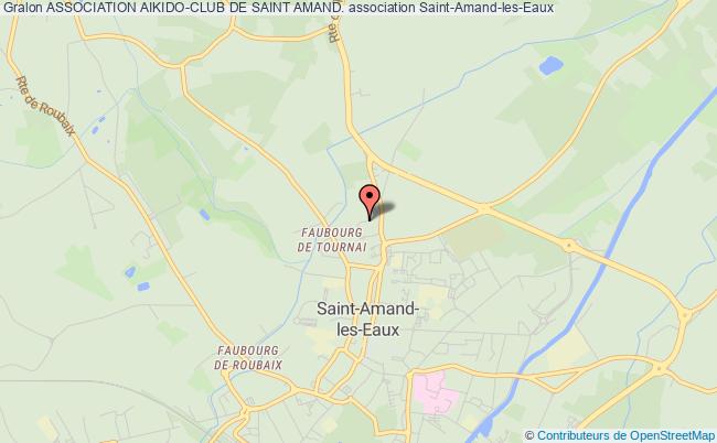 plan association Association Aikido-club De Saint Amand. Saint-Amand-les-Eaux