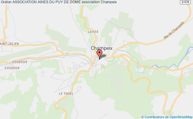 plan association Association Aines Du Puy De Dome Champeix