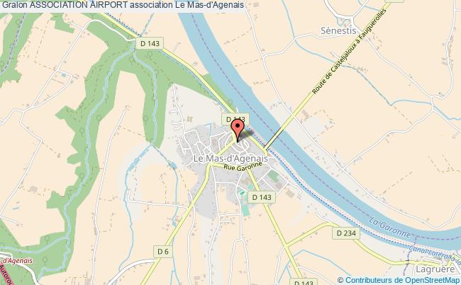 plan association Association Airport Le Mas-d'Agenais