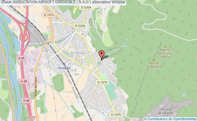 plan association Association Airsoft Grenoble ( A.a.g.) Voreppe
