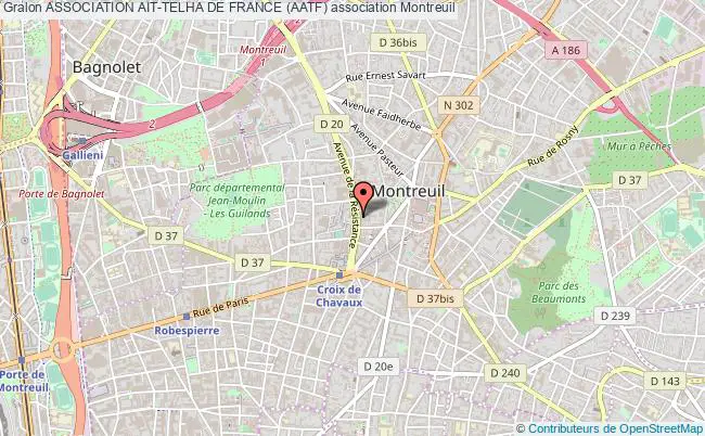 plan association Association Ait-telha De France (aatf) Montreuil
