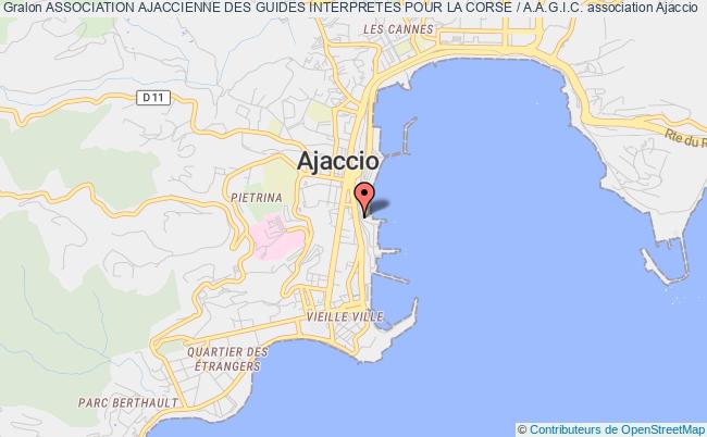 plan association Association Ajaccienne Des Guides Interpretes Pour La Corse / A.a.g.i.c. Ajaccio