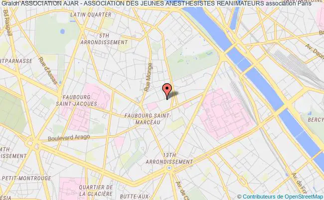 plan association Association Ajar - Association Des Jeunes Anesthesistes Reanimateurs Paris