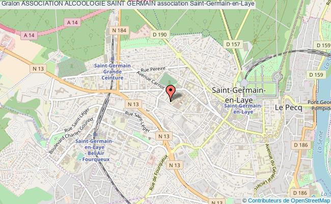 plan association Association Alcoologie Saint Germain Saint-Germain-en-Laye