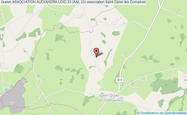 plan association Association Alexandra LoÏc 23 (aal 23) Saint-Dizier-les-Domaines