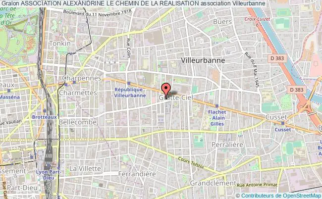 plan association Association Alexandrine Le Chemin De La RÉalisation Villeurbanne