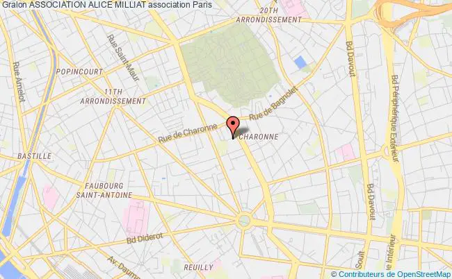 plan association Association Alice Milliat Paris