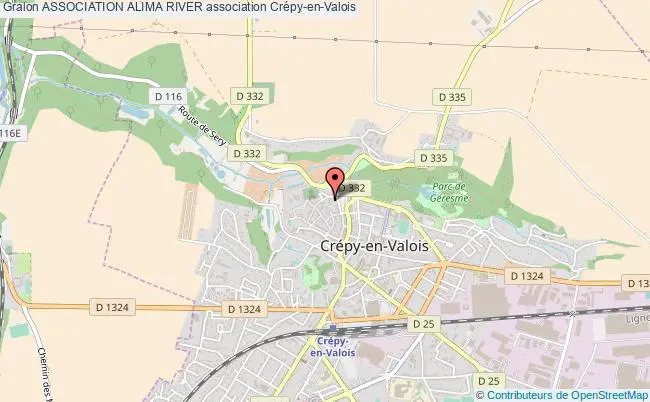plan association Association Alima River Crépy-en-Valois